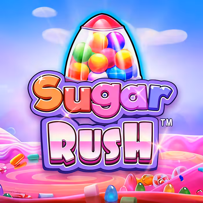 Sugar Rush slot with cluster wins and growing multipliers
