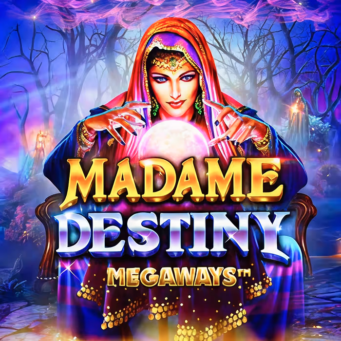 Madame Destiny slot with fortune teller theme and big multipliers