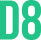 D8 casino logo
